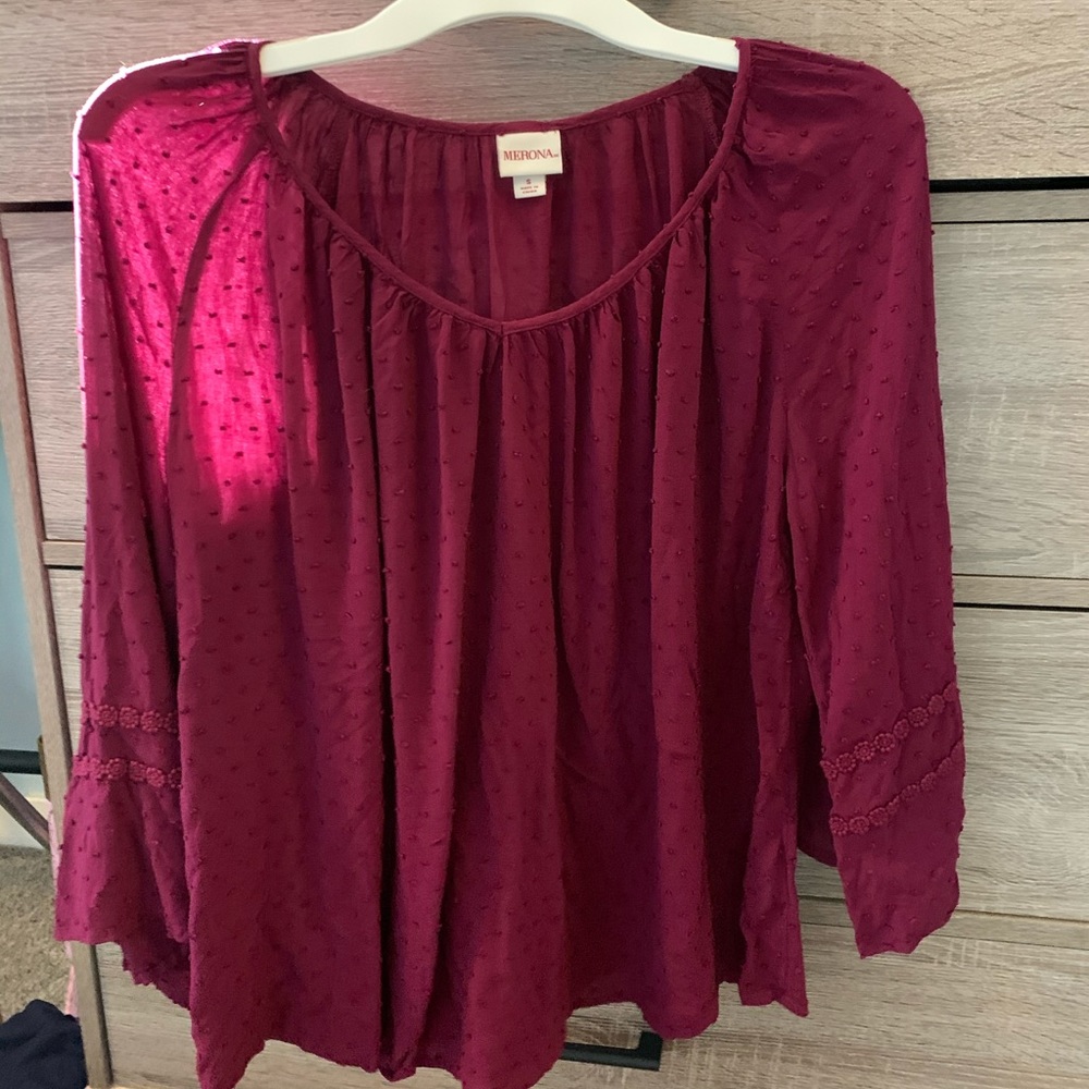 Merona pink blouse